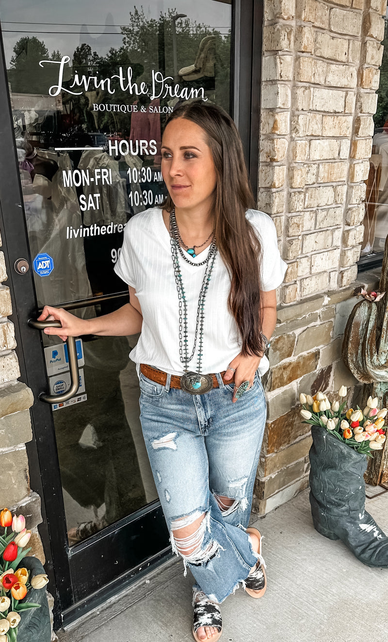 The Blakley Top in White