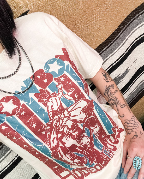 Cowboy 4th of July Rodeo Tee