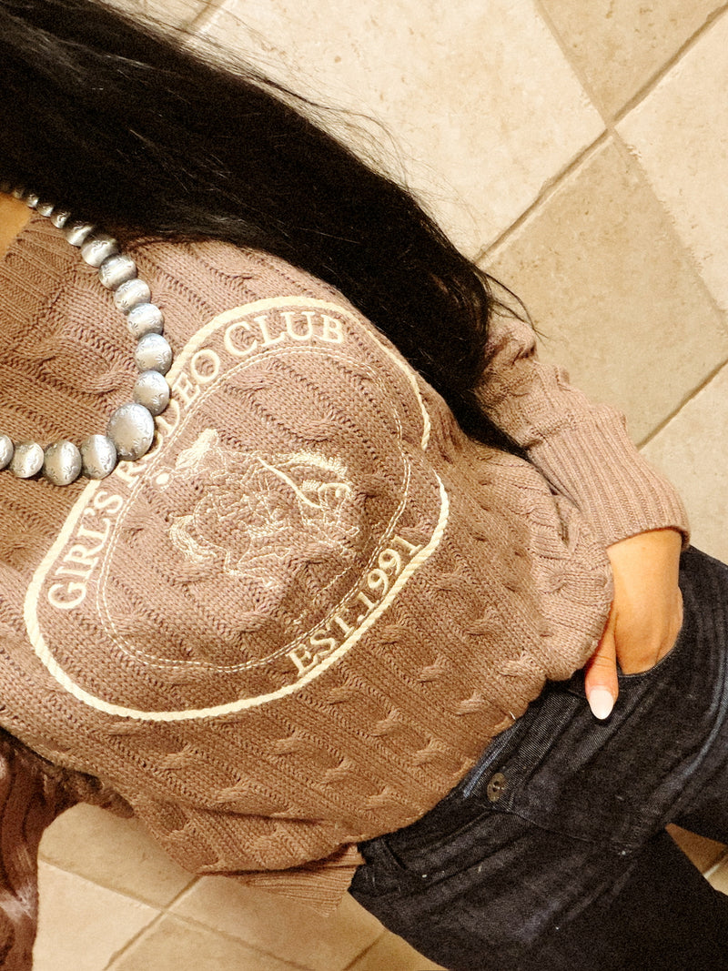 Girls Rodeo Club Sweater