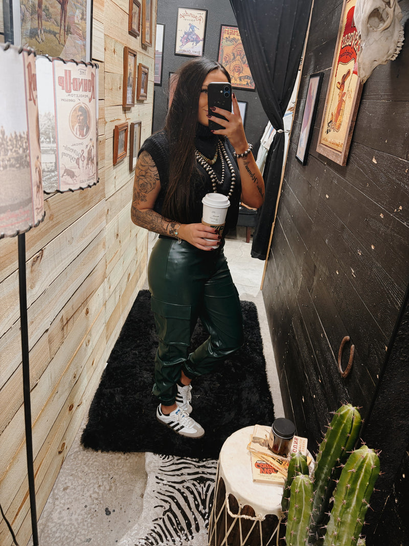 The Mikayla Leather Pant