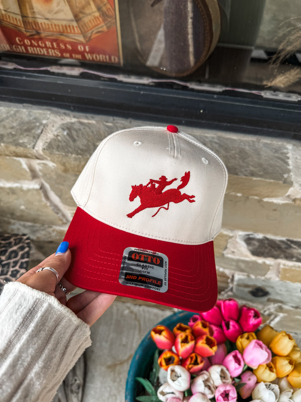Red Buckin Bronc