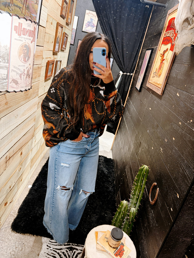 The Saddle Up Sweater