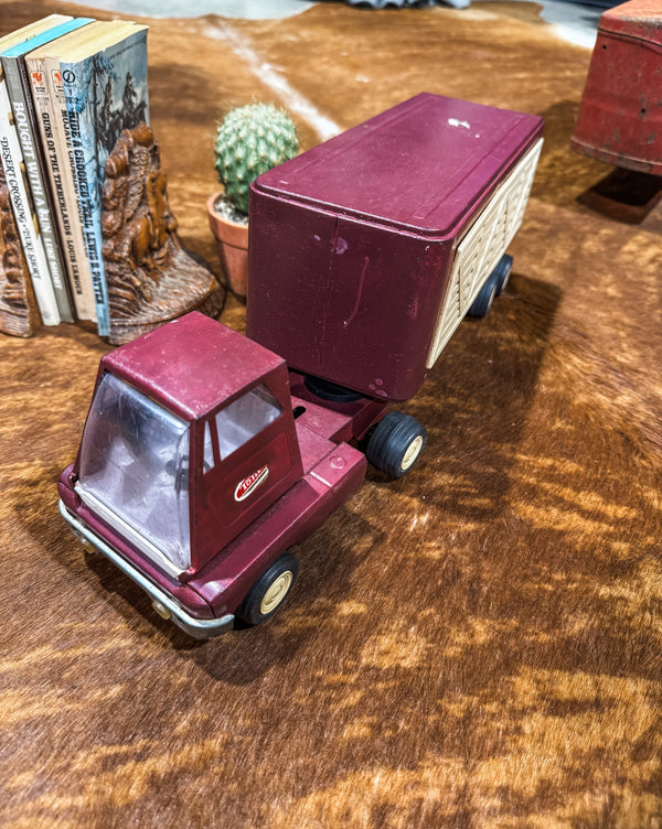 1960's Maroon Tonka Get Up