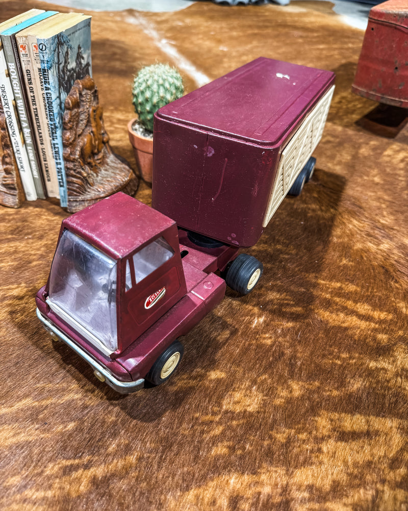 1960's Maroon Tonka Get Up
