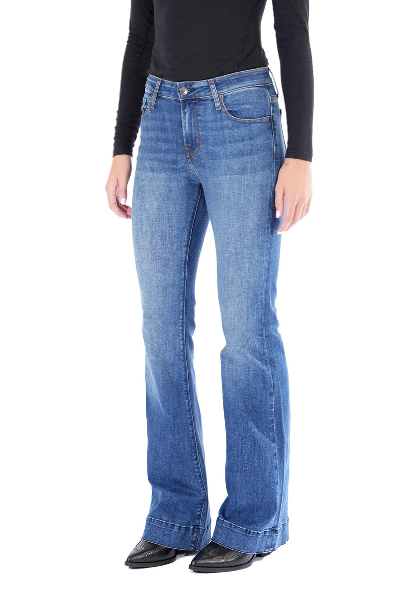 Bella Deep Indigo Stone (Gold) Haala Denim Trouser Jean