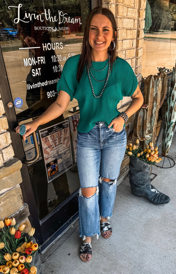 The Aspen Top (In Green)