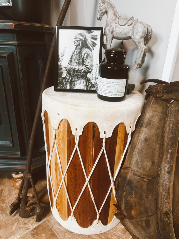 Rawhide Log Drum