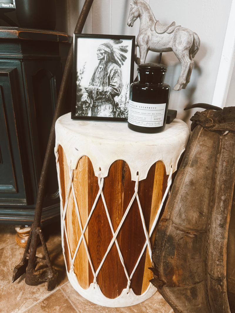 Rawhide Log Drum