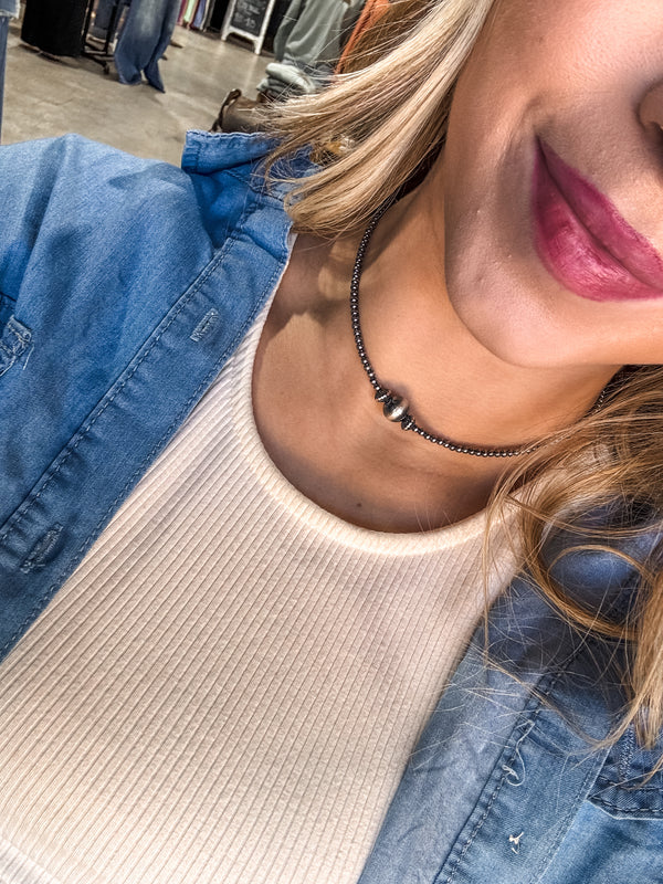 3MM and 10MM Pearl Choker