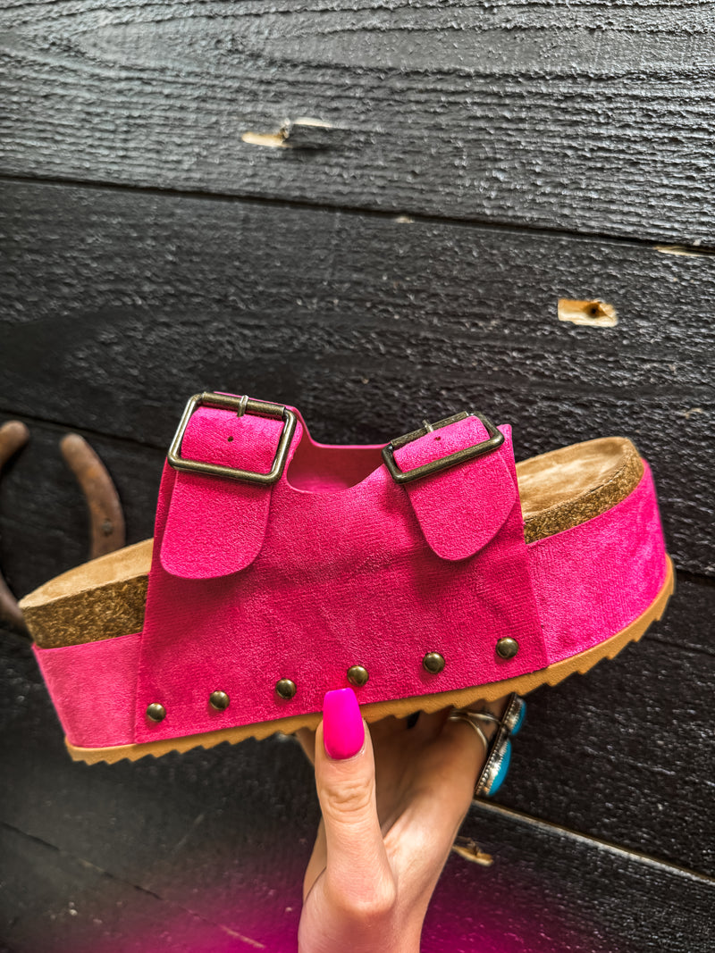 The Fuchsia Platform Sandal