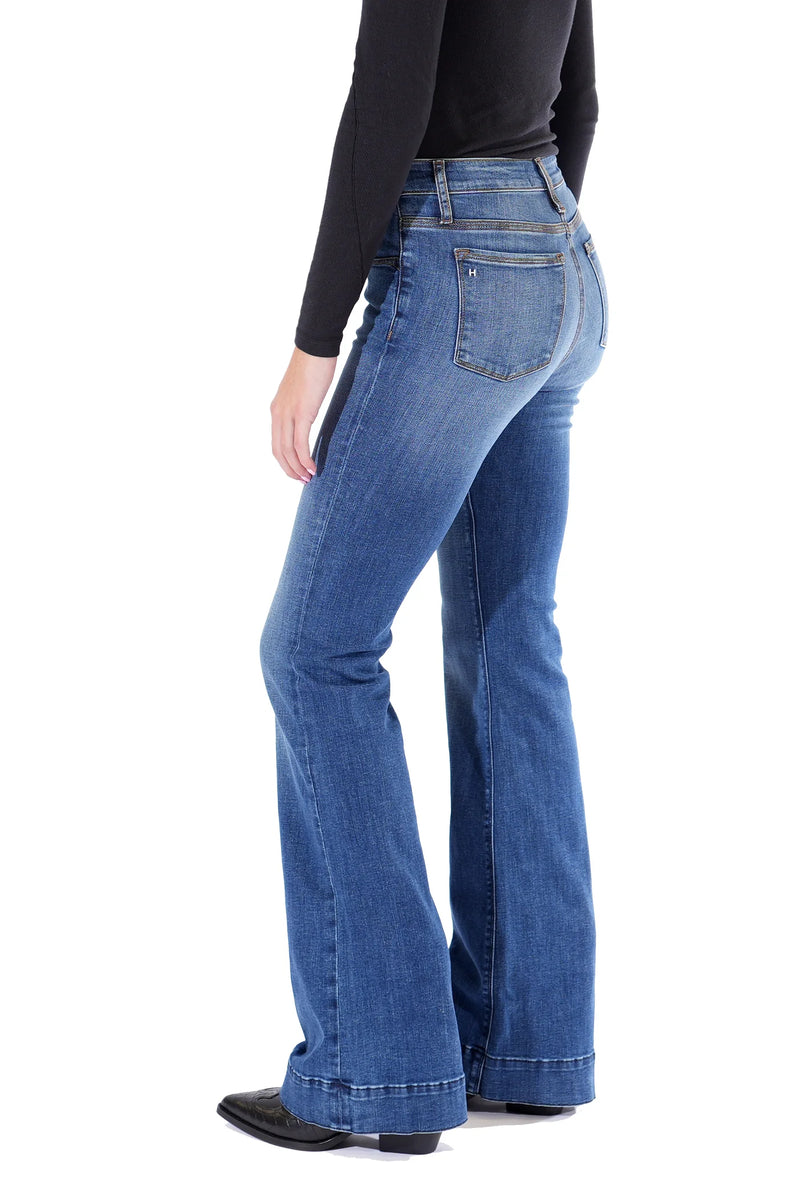 Bella Deep Indigo Stone (Gold) Haala Denim Trouser Jean