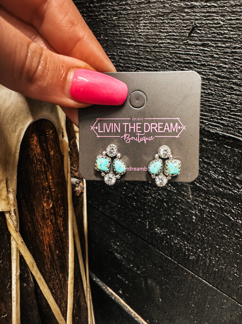 Quad Stone Earring