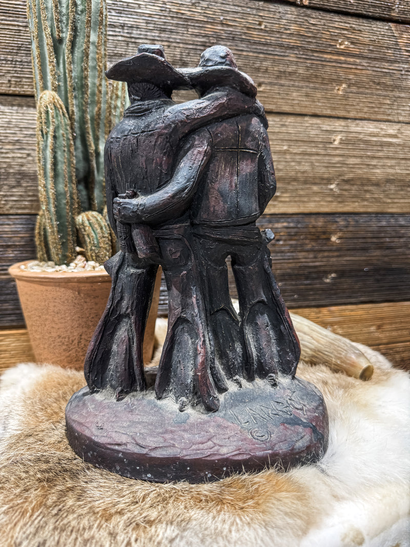 Dos Cowboys Sculpture