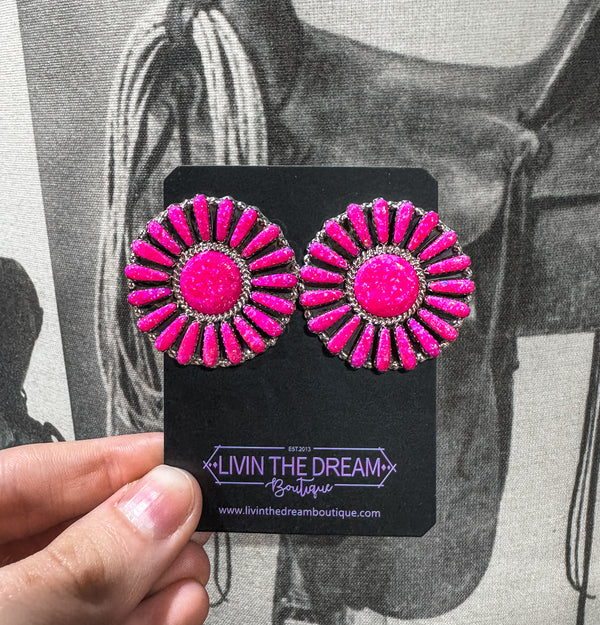 Dutton Earring in Pink