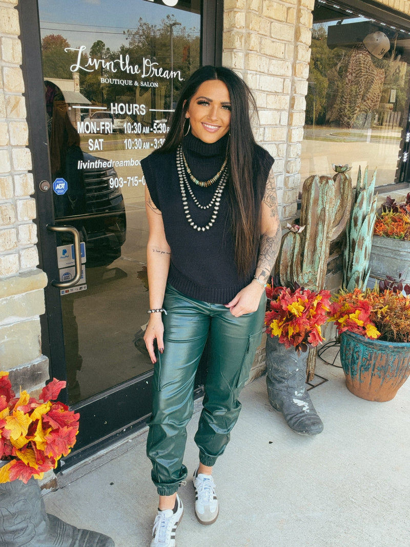 The Mikayla Leather Pant