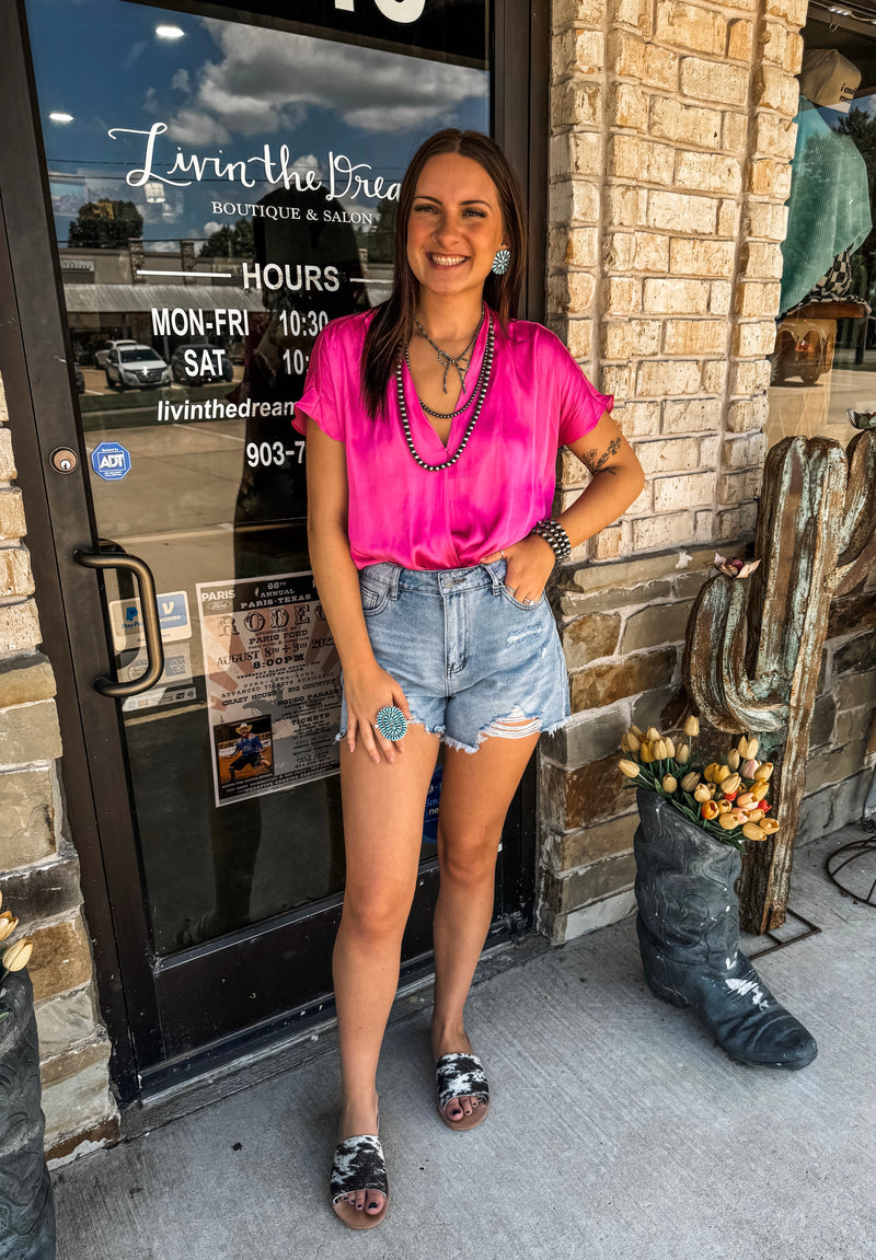 The Juno Denim Shorts