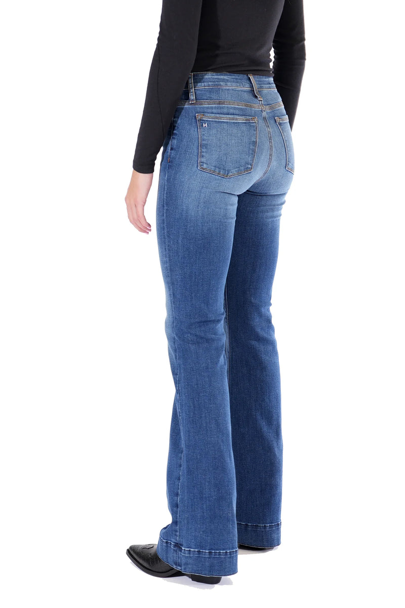 Bella Deep Indigo Stone (Gold) Haala Denim Trouser Jean