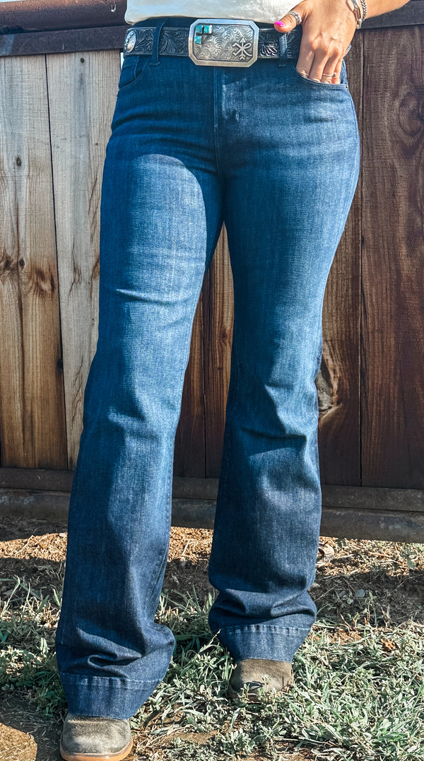 Bella Deep Ocean Haala Denim Trouser Jean