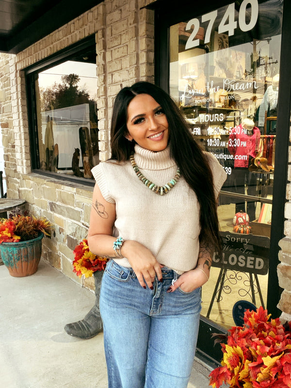 The Ginger Top in Beige