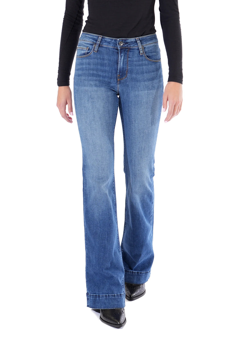 Bella Deep Indigo Stone (Gold) Haala Denim Trouser Jean