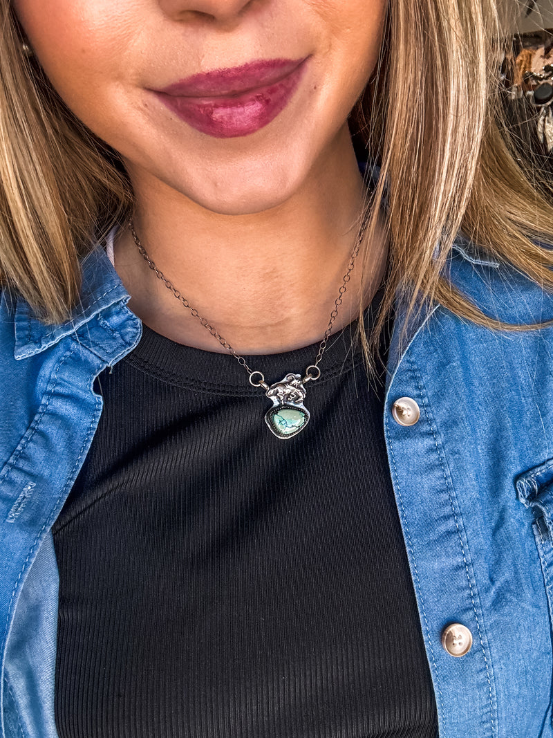 The Buckin' Bronc Necklace
