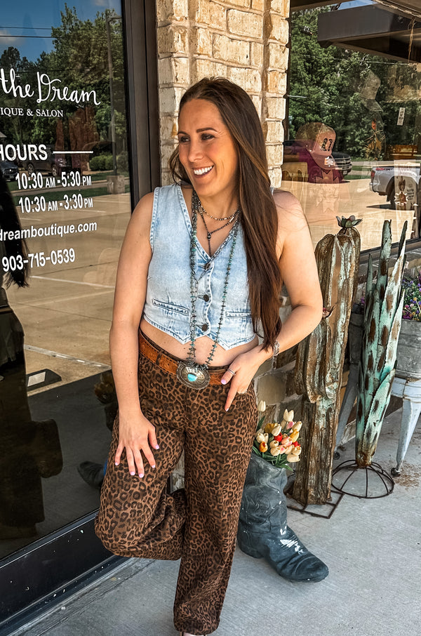 The Daria Denim Top