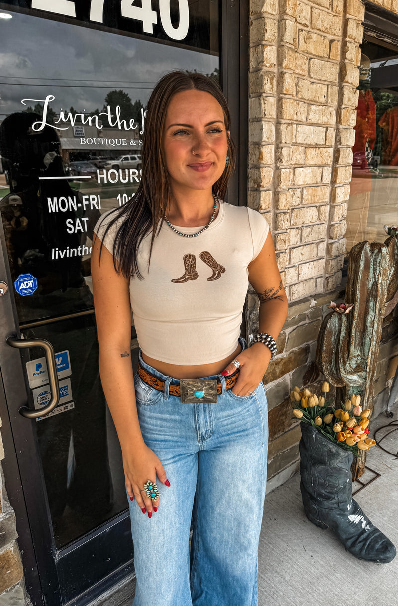 The Boots Baby Tee