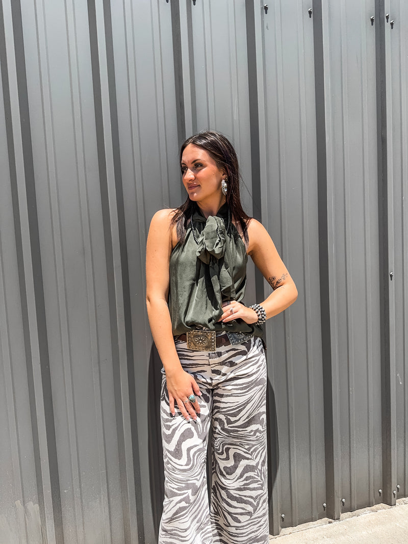 The Lyn Tank (In Army Green)