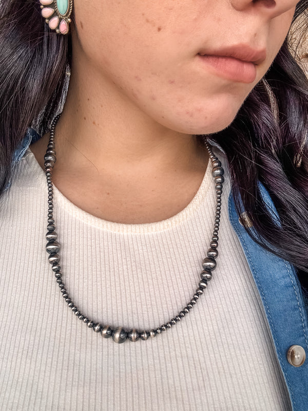 24" Graduated Pearl Necklace