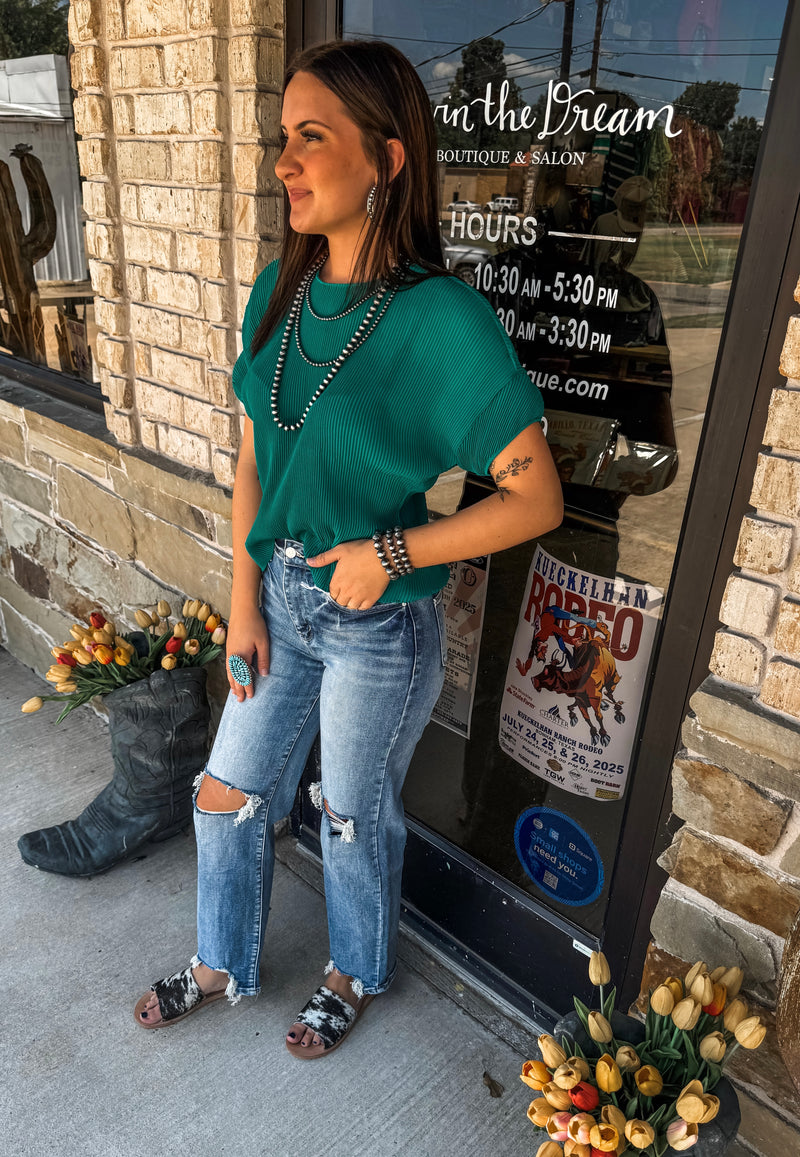 The Aspen Top (In Green)