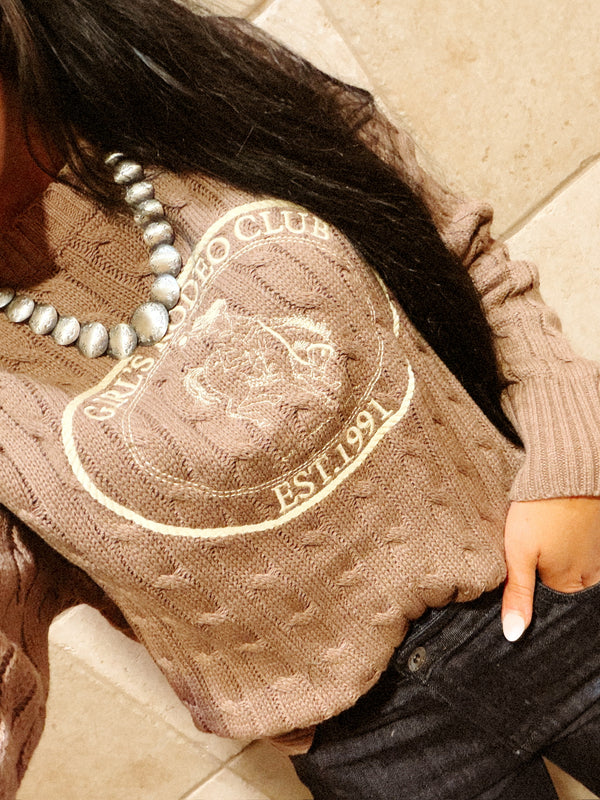 Girls Rodeo Club Sweater
