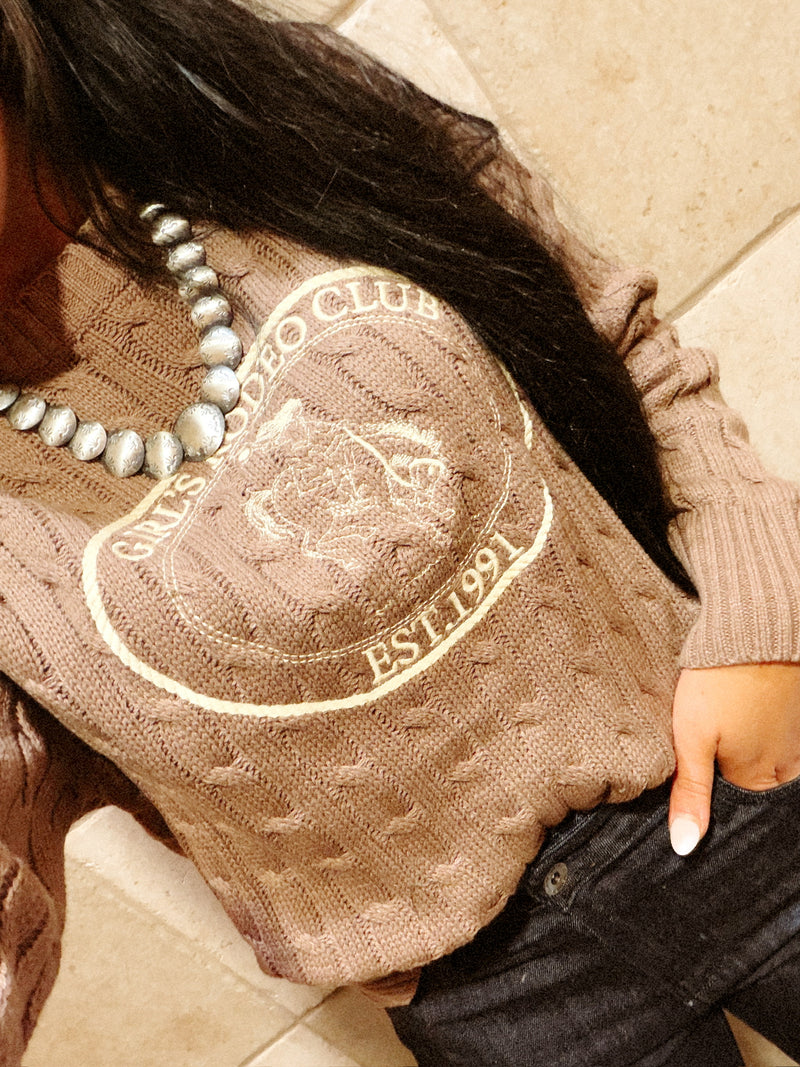 Girls Rodeo Club Sweater