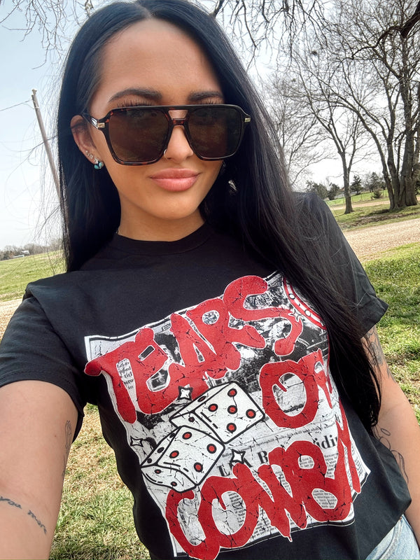 Tears of a Cowboy on Tee