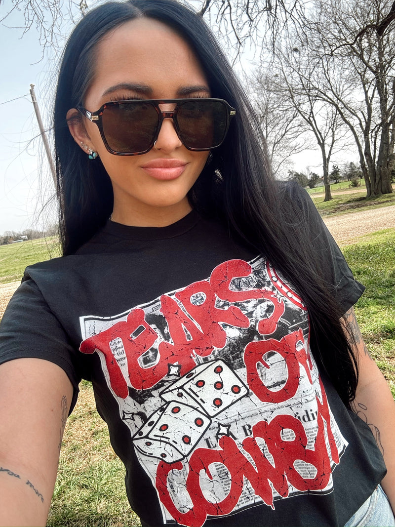 Tears of a Cowboy on Tee