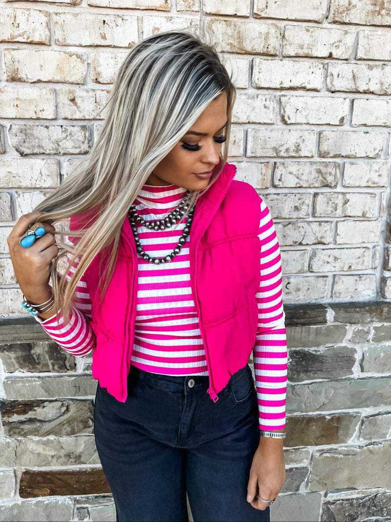 Perfection Puffer in Pink
