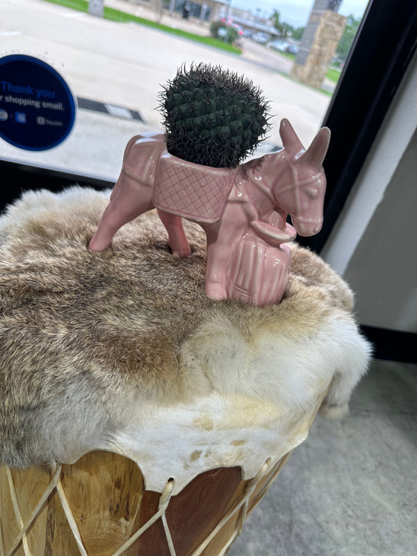 Pink Donkey Planter