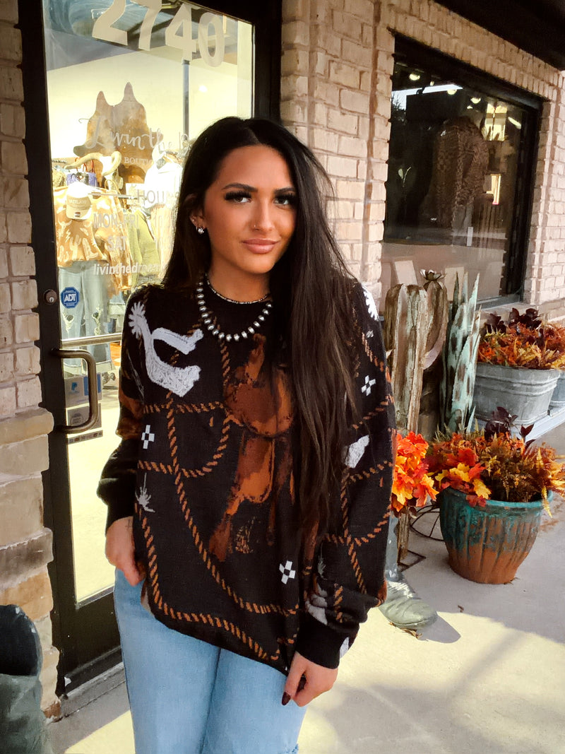 The Saddle Up Sweater