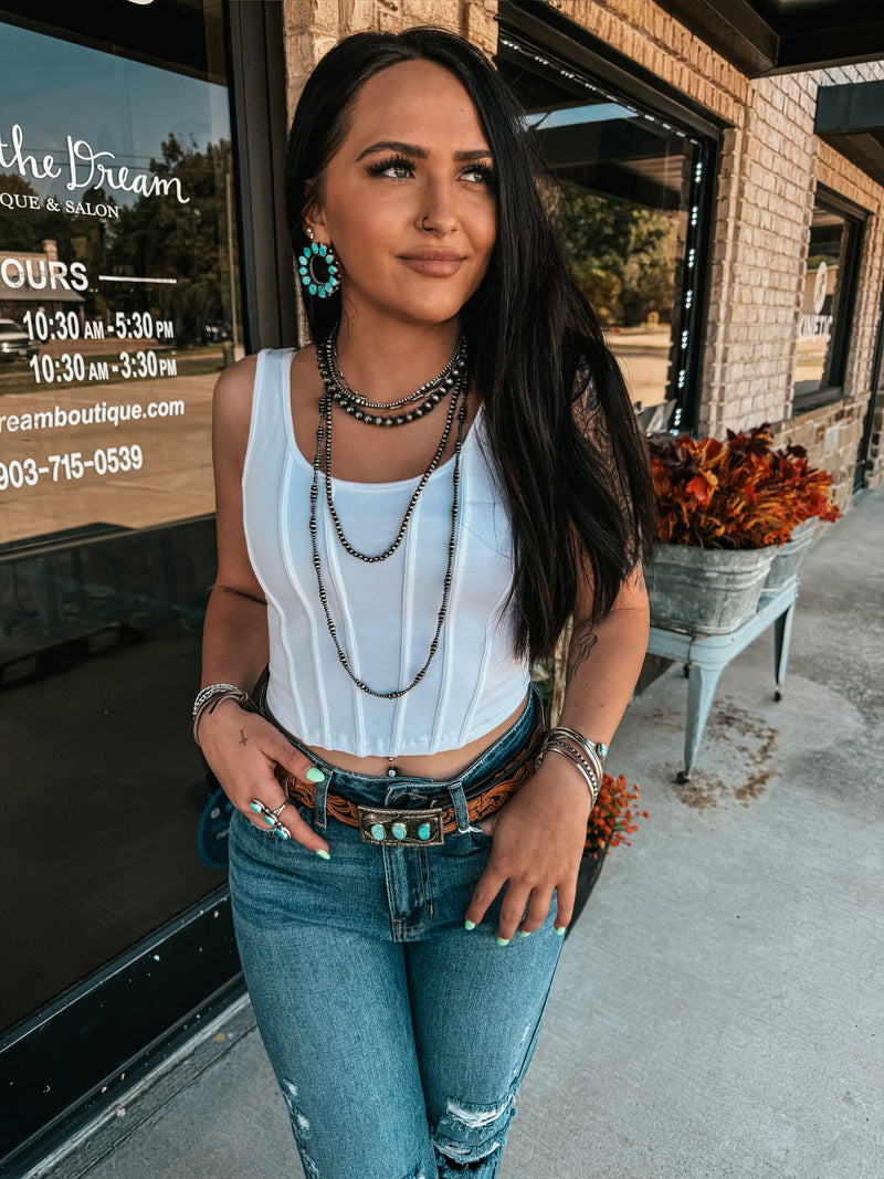 The Flynn Corset Tank