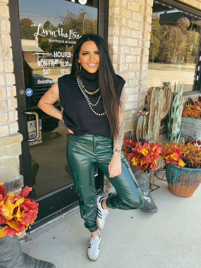 The Mikayla Leather Pant