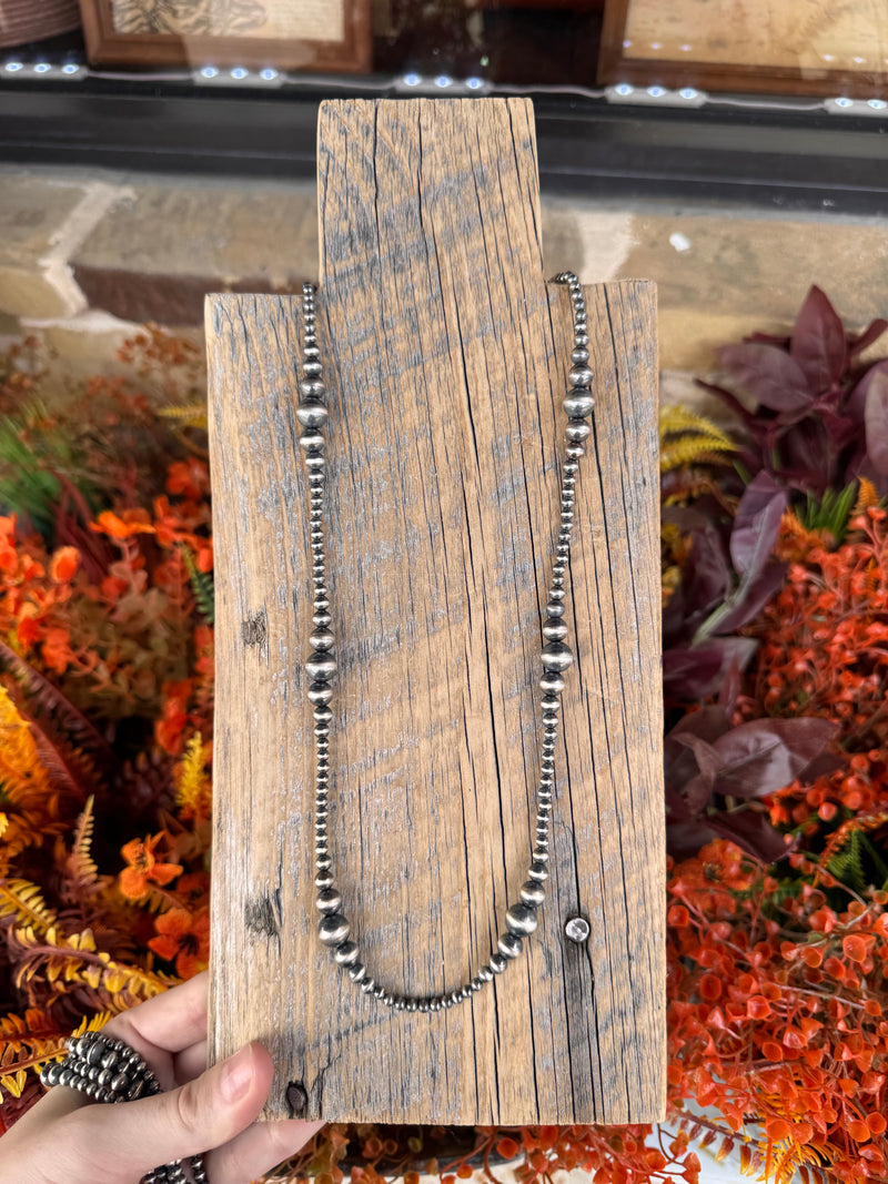 24" Graduated Pearl Necklace