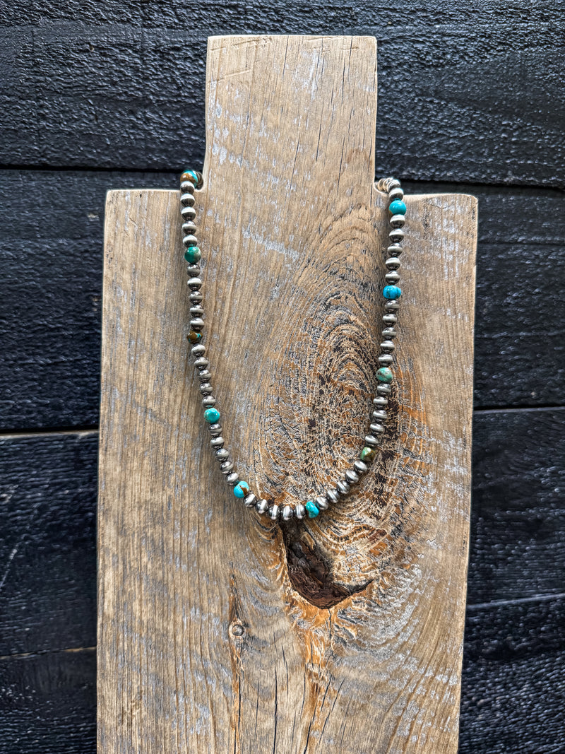 6MM Pearl with Turquoise