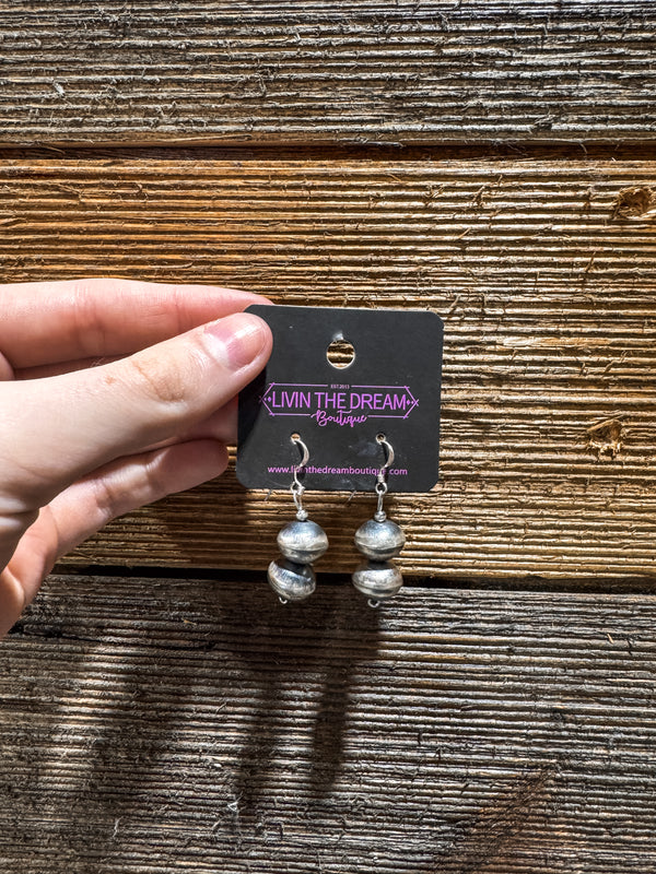 Saucer Pearl Earrings