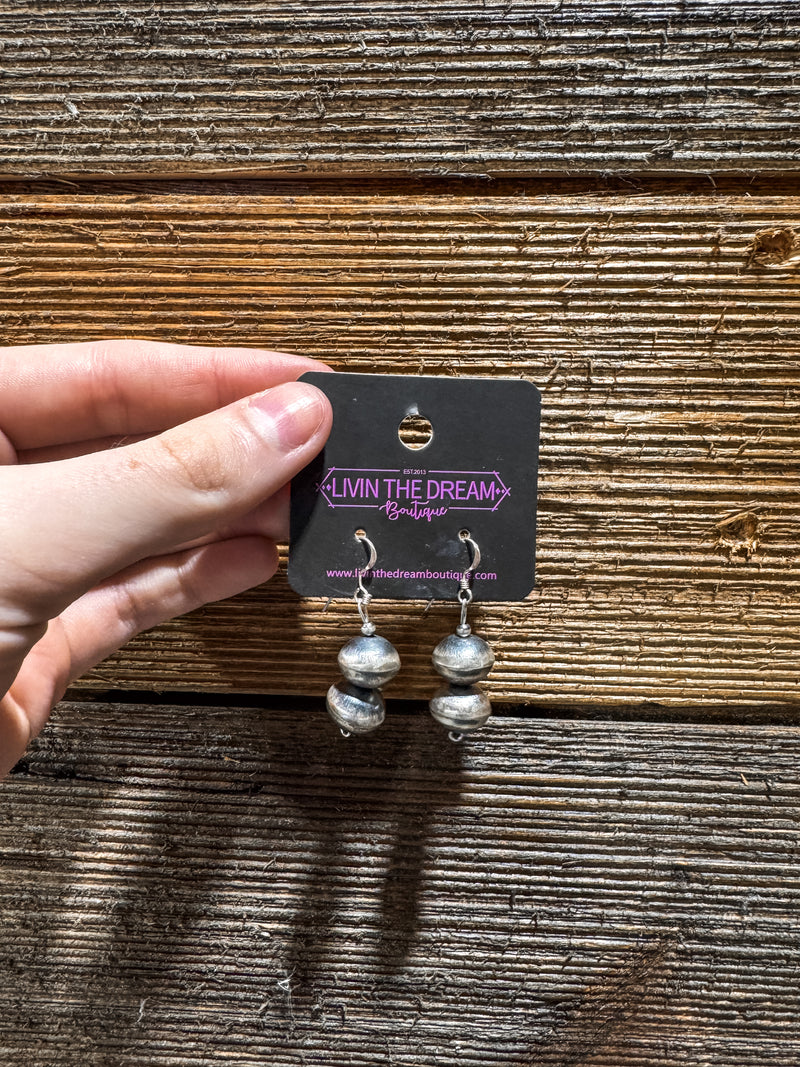 Saucer Pearl Earrings