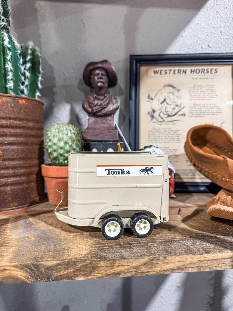 Small Tan Tonka Trailer