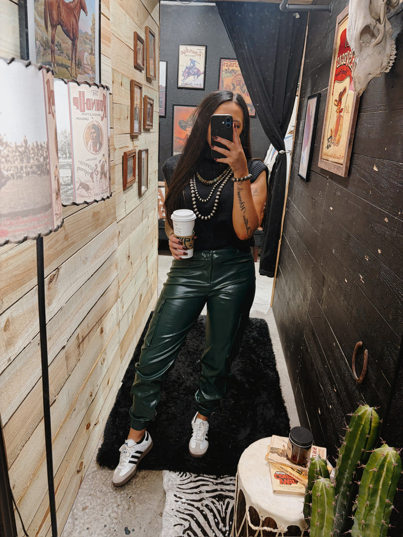 The Mikayla Leather Pant