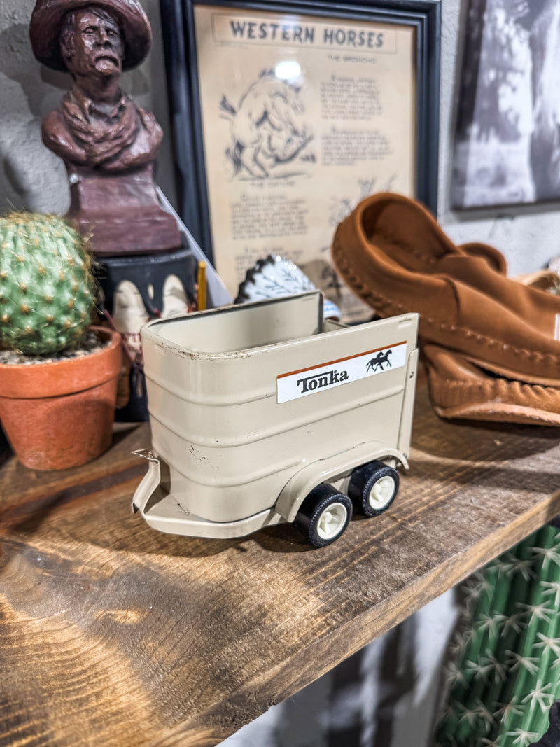 Small Tan Tonka Trailer