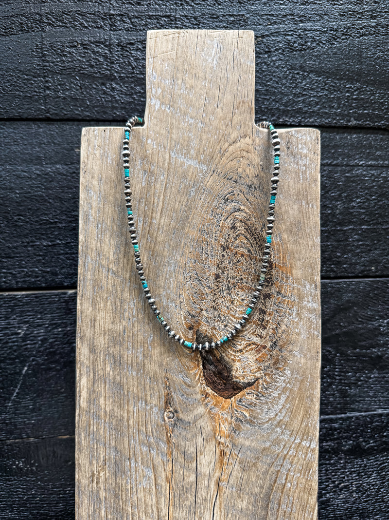 Pearls with Heishi Turquoise