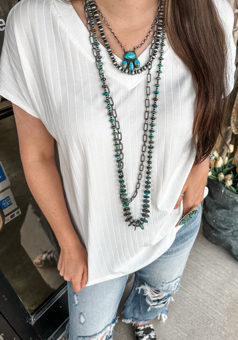 The Blakley Top in White