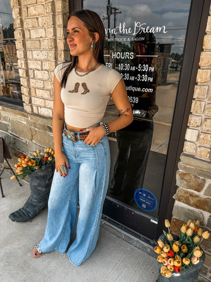 The Boots Baby Tee