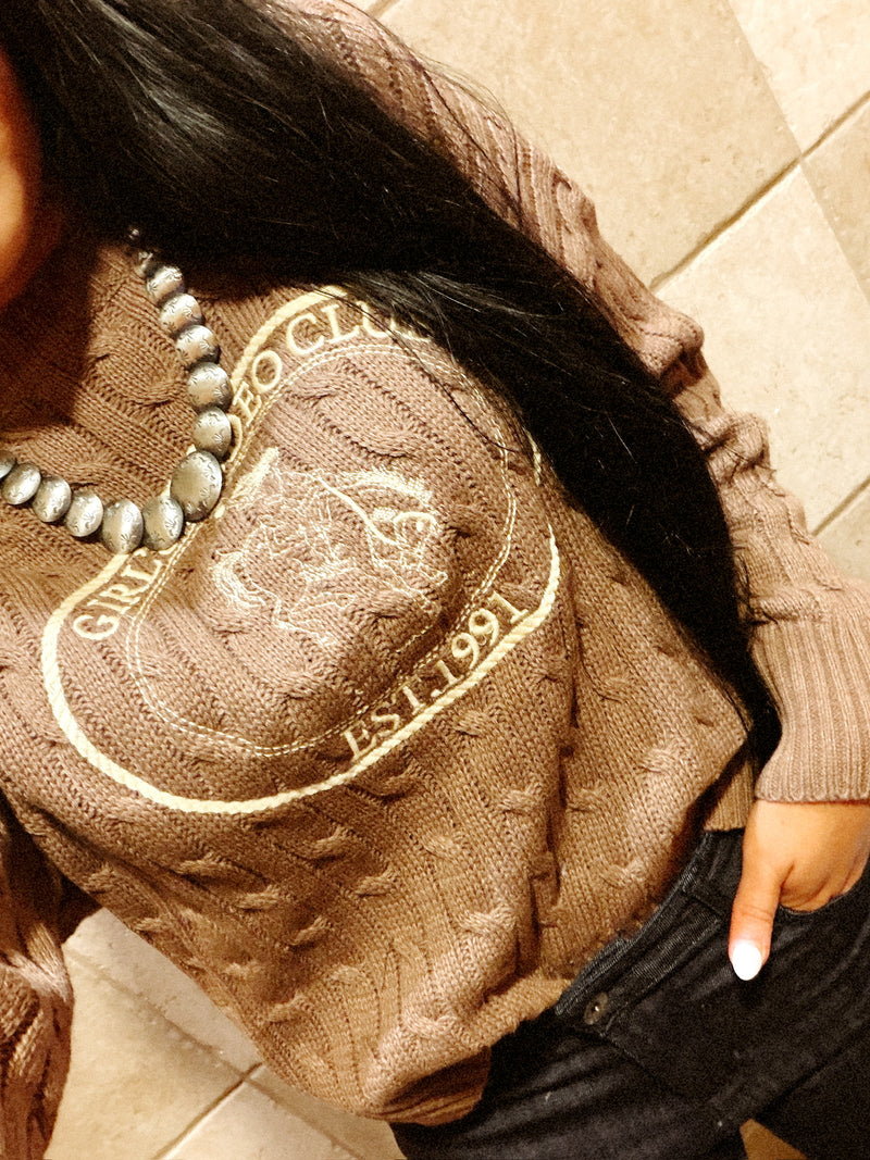 Girls Rodeo Club Sweater
